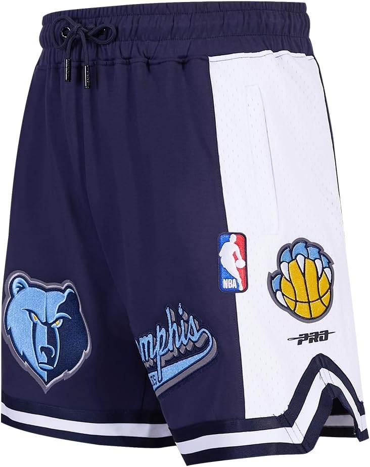 image:imagePro Standard NBA Mens Pro Standard Mens NBA Script Tail Cotton Double Knit Athletic ShortMidnight Navy