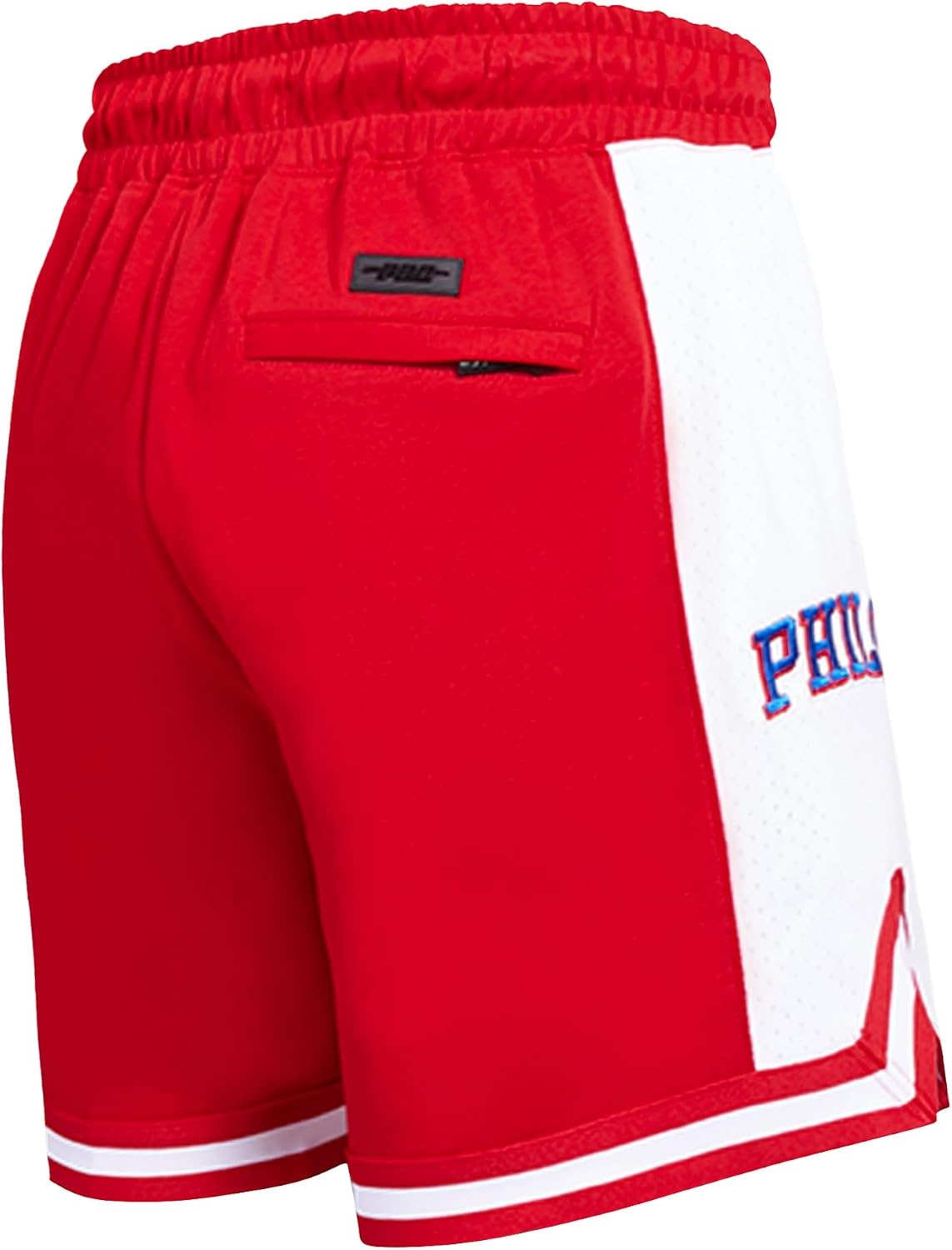 image:imagePro Standard NBA Mens Pro Standard Mens NBA Script Tail Cotton Double Knit Athletic ShortRed
