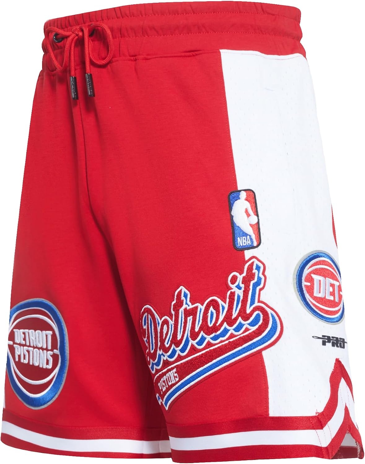 image:imagePro Standard NBA Mens Pro Standard Mens NBA Script Tail Cotton Double Knit Athletic ShortRed