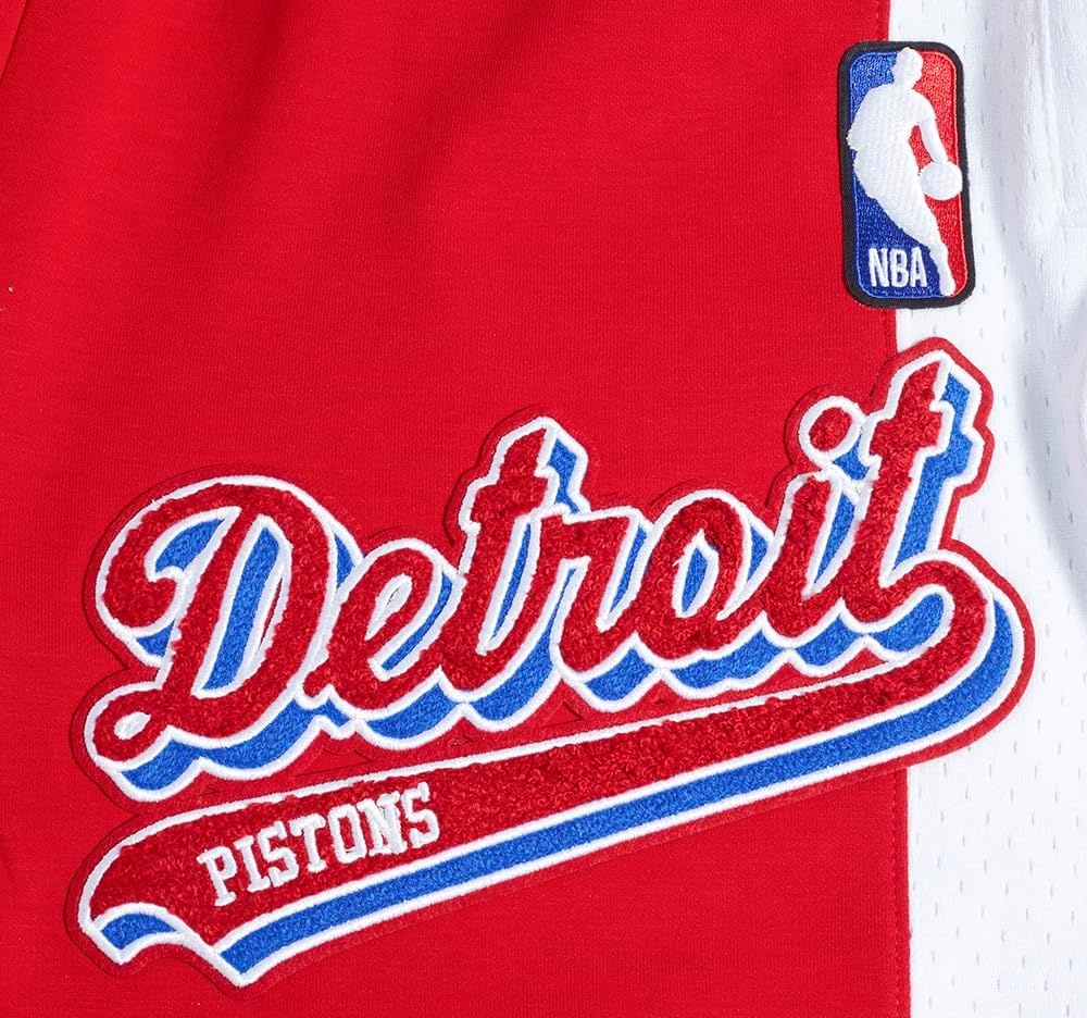 image:imagePro Standard NBA Mens Pro Standard Mens NBA Script Tail Cotton Double Knit Athletic ShortRed