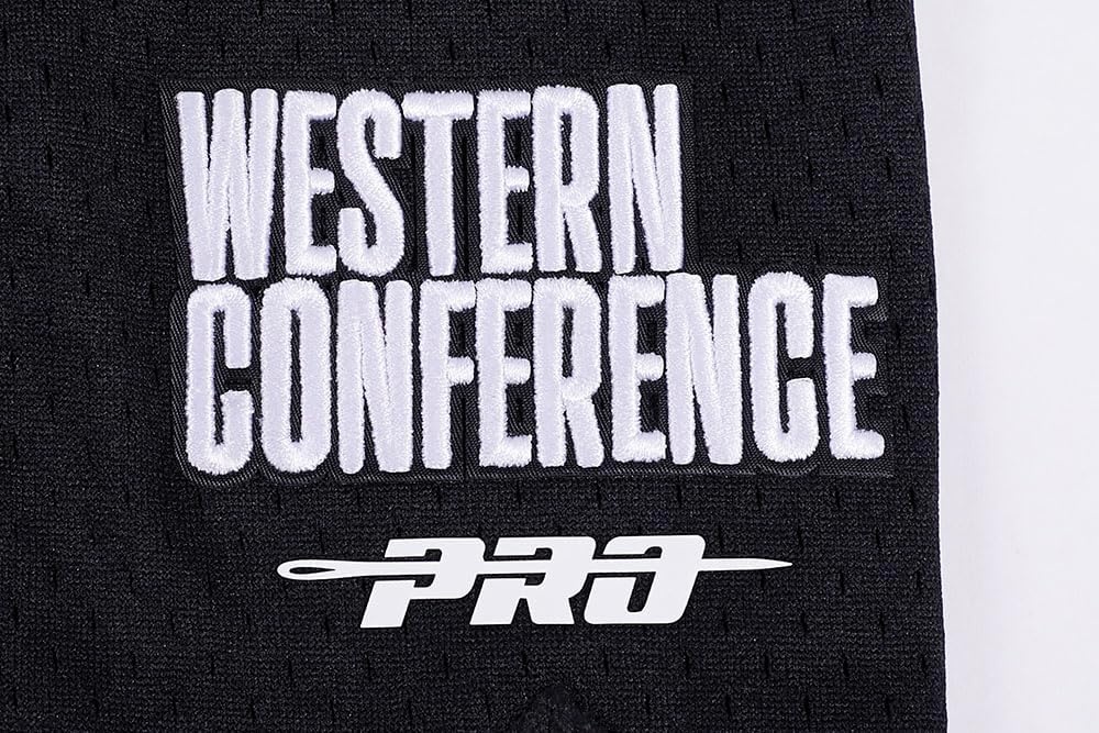 image:imagePro Standard NBA Mens Pro Standard Mens NBA Script Tail Cotton Double Knit Athletic ShortRedBlack