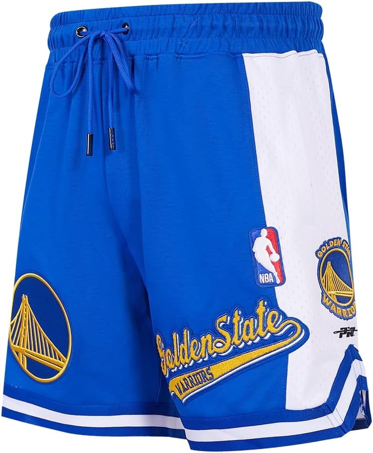 image:imagePro Standard NBA Mens Pro Standard Mens NBA Script Tail Cotton Double Knit Athletic ShortRoyal Blue