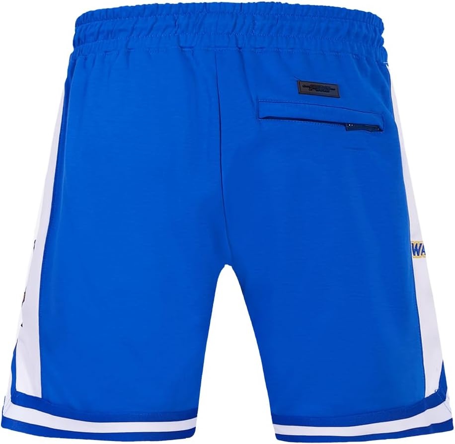 image:imagePro Standard NBA Mens Pro Standard Mens NBA Script Tail Cotton Double Knit Athletic ShortRoyal Blue