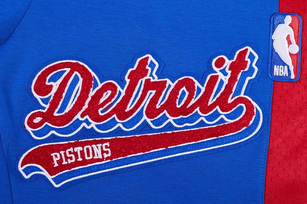 image:imagePro Standard NBA Mens Pro Standard Mens NBA Script Tail Cotton Double Knit Athletic ShortRoyal BlueRed