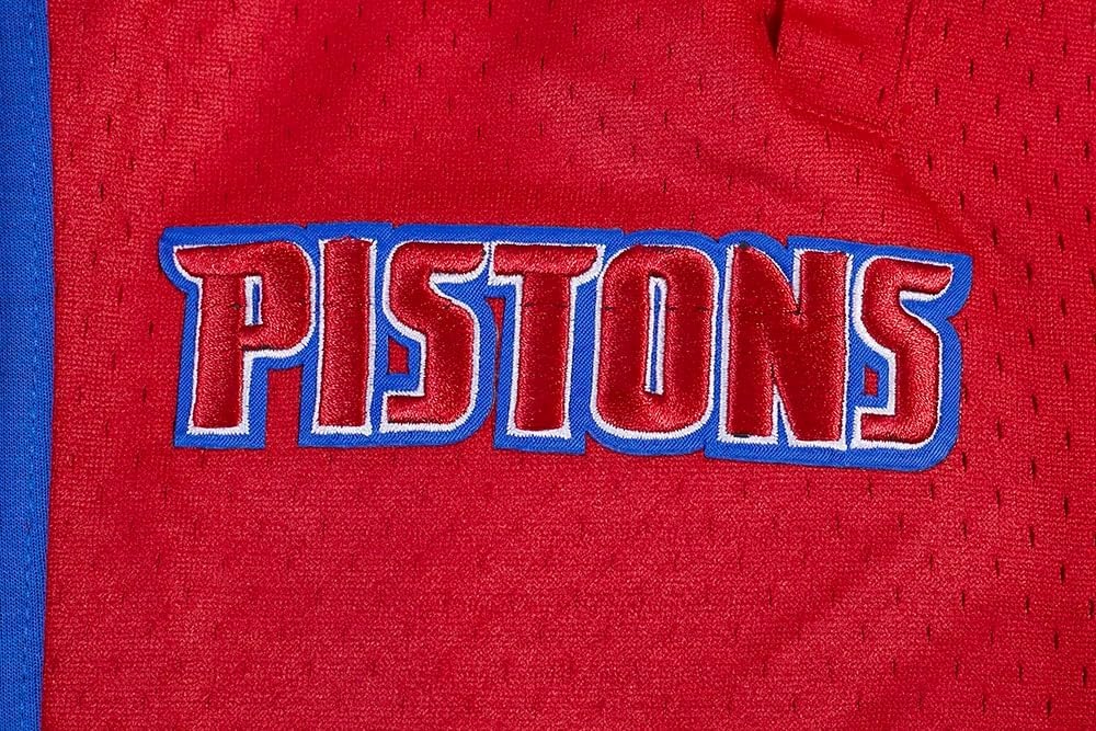 image:imagePro Standard NBA Mens Pro Standard Mens NBA Script Tail Cotton Double Knit Athletic ShortRoyal BlueRed