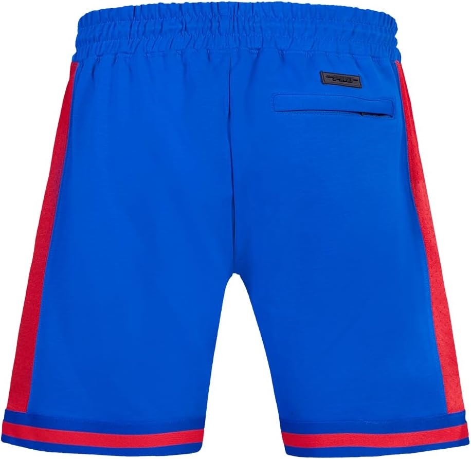 image:imagePro Standard NBA Mens Pro Standard Mens NBA Script Tail Cotton Double Knit Athletic ShortRoyal BlueRed