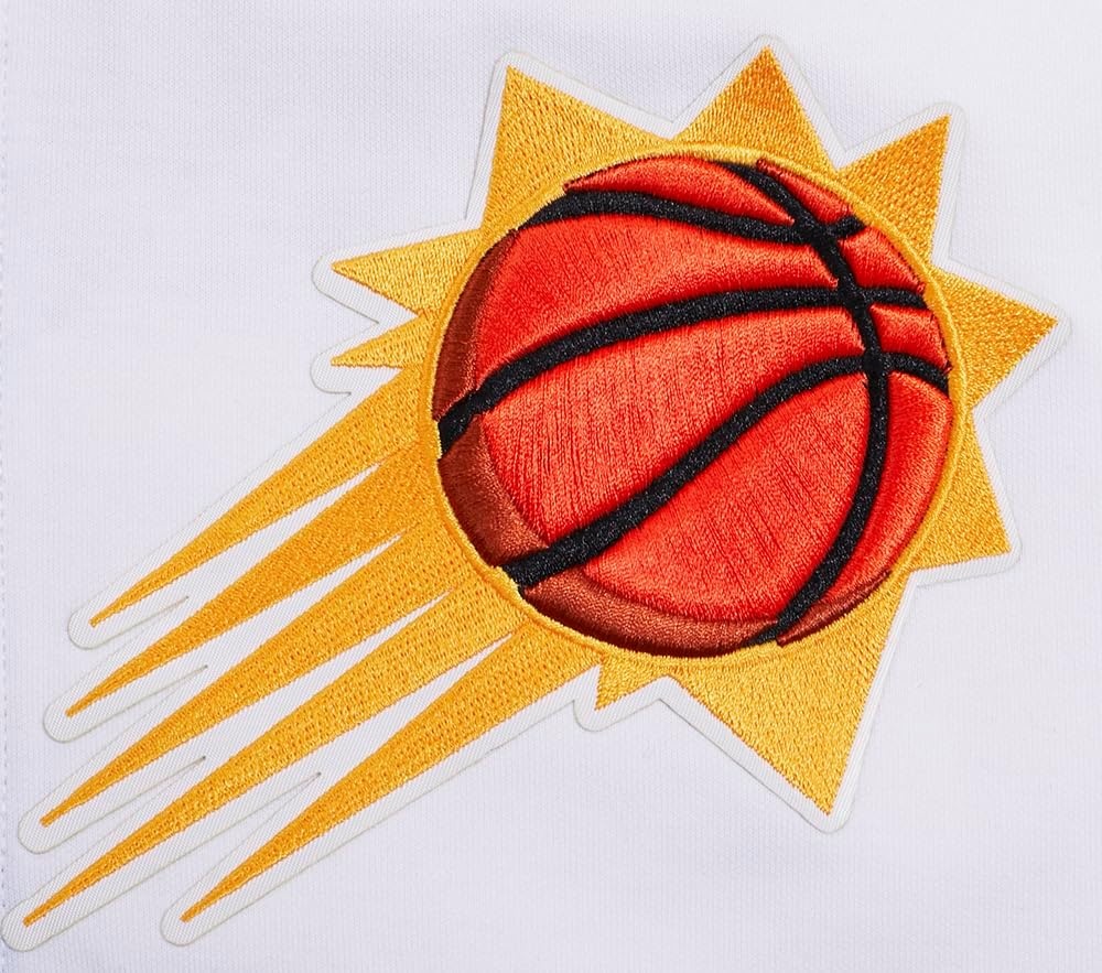 image:imagePro Standard NBA Mens Pro Standard Mens NBA Script Tail Cotton Double Knit Athletic ShortWhiteBlack