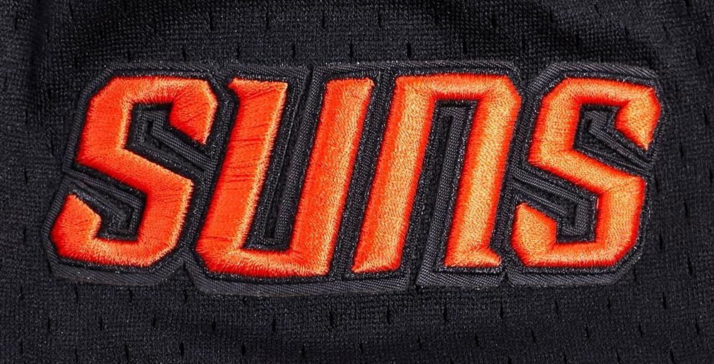 image:imagePro Standard NBA Mens Pro Standard Mens NBA Script Tail Cotton Double Knit Athletic ShortWhiteBlack