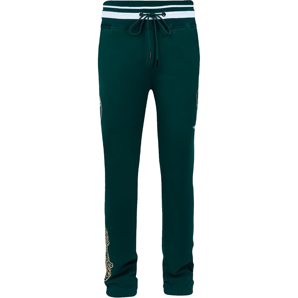 image:imagePro Standard Mens NBA Script Tail Brushed Back French Terry SweatpantForest Green