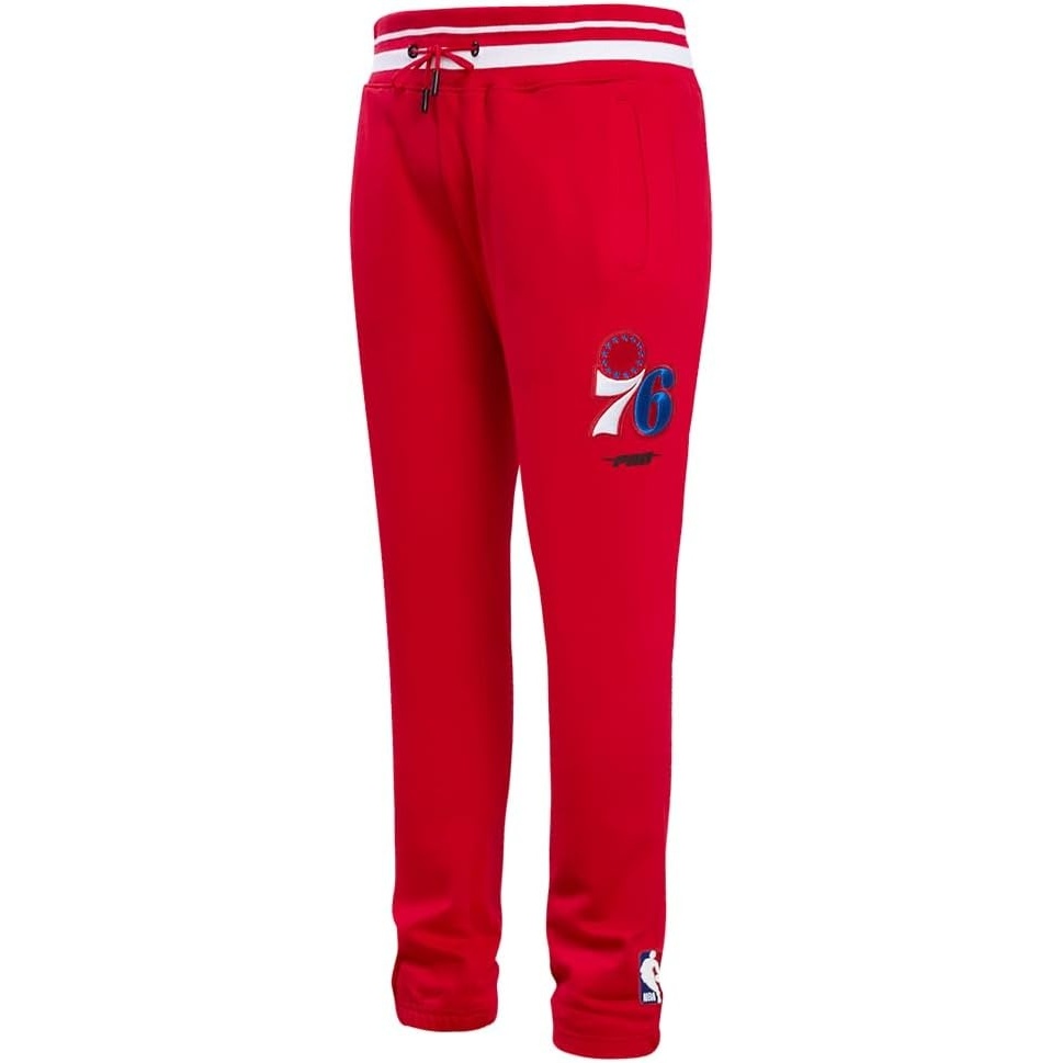 image:imagePro Standard Mens NBA Script Tail Brushed Back French Terry SweatpantRed