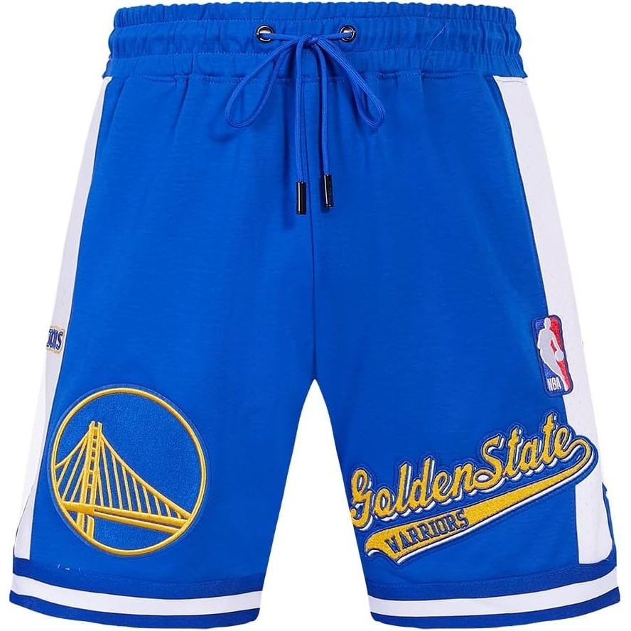 image:imagePro Standard NBA Mens Pro Standard Mens NBA Script Tail Cotton Double Knit Athletic ShortRoyal Blue