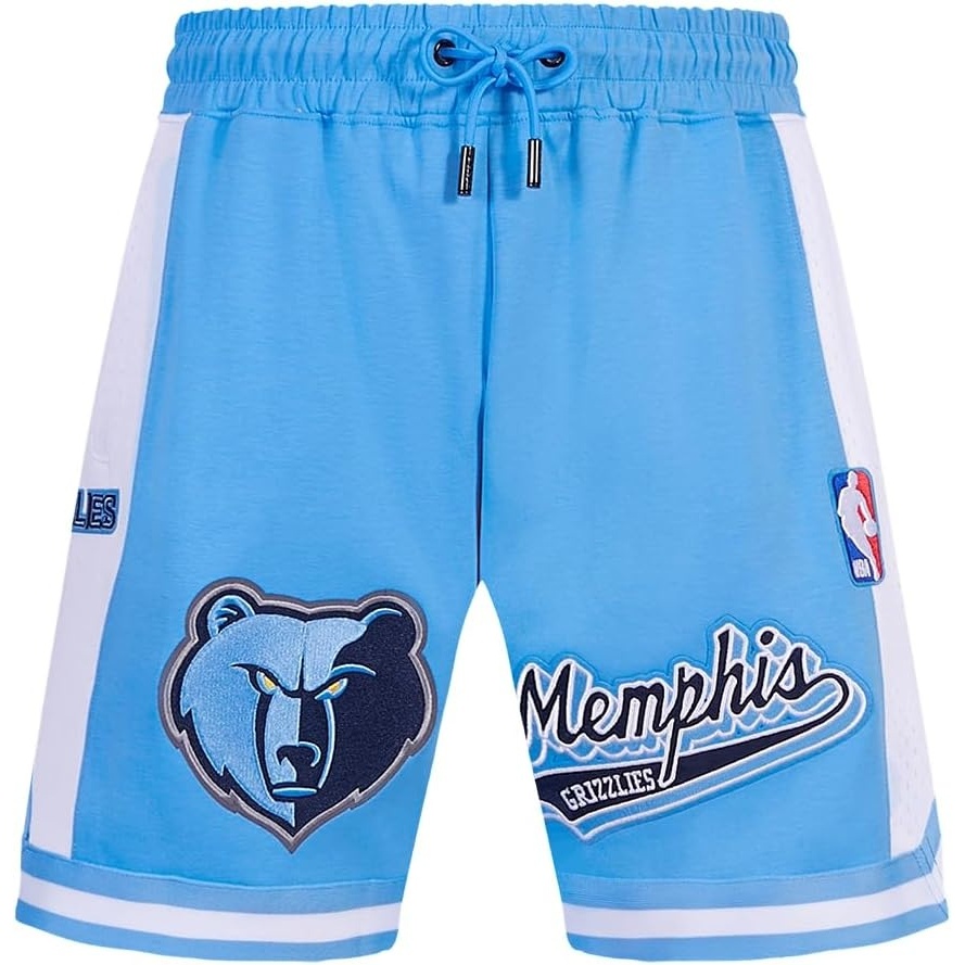 image:imagePro Standard NBA Mens Pro Standard Mens NBA Script Tail Cotton Double Knit Athletic ShortUniversity Blue
