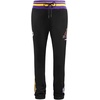 Pro Standard Mens NBA Script Tail Brushed Back French Terry Sweatpant(Black/Purple)
