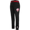 Pro Standard Mens NBA Script Tail Brushed Back French Terry Sweatpant(Black/Red/Black)
