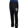 Pro Standard Mens NBA Script Tail Brushed Back French Terry Sweatpant(Black/Royal Blue/Black)
