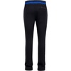Pro Standard Mens NBA Script Tail Brushed Back French Terry Sweatpant(Black/Royal Blue/Black)