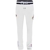 Pro Standard Mens NBA Script Tail Brushed Back French Terry Sweatpant(White/Black)