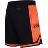 Pro Standard NBA Mens Pro Standard Mens NBA Script Tail Cotton Double Knit Athletic Short(Black/Orange)