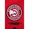 Pro Standard NBA Mens Pro Standard Mens NBA Script Tail Cotton Double Knit Athletic Short(Black/Red)
