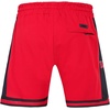 Pro Standard NBA Mens Pro Standard Mens NBA Script Tail Cotton Double Knit Athletic Short(Red/Black)