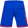 Pro Standard NBA Mens Pro Standard Mens NBA Script Tail Cotton Double Knit Athletic Short(Royal Blue/Red)