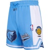 Pro Standard NBA Mens Pro Standard Mens NBA Script Tail Cotton Double Knit Athletic Short(University Blue)