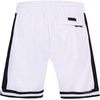 Pro Standard NBA Mens Pro Standard Mens NBA Script Tail Cotton Double Knit Athletic Short(White/Black)