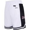Pro Standard NBA Mens Pro Standard Mens NBA Script Tail Cotton Double Knit Athletic Short(White/Black)