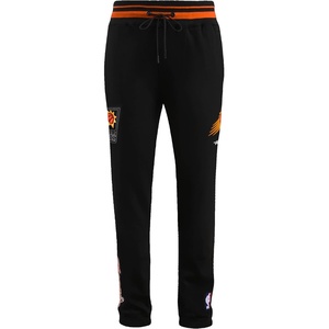 Pro Standard Mens NBA Script Tail Brushed Back French Terry Sweatpant(Black/Orange)