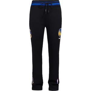 Pro Standard Mens NBA Script Tail Brushed Back French Terry Sweatpant(Black/Royal Blue/Black)