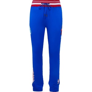 Pro Standard Mens NBA Script Tail Brushed Back French Terry Sweatpant(Royal Blue/Red)
