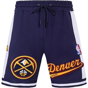 Pro Standard NBA Mens Pro Standard Mens NBA Script Tail Cotton Double Knit Athletic Short(Midnight Navy)