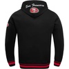 Pro Standard Mens NFL Team Badge Brushed Back French Terry Pull Over Hoodie