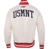 Pro Standard Mens USSF Classic Chenille Ribbed Satin Jacket