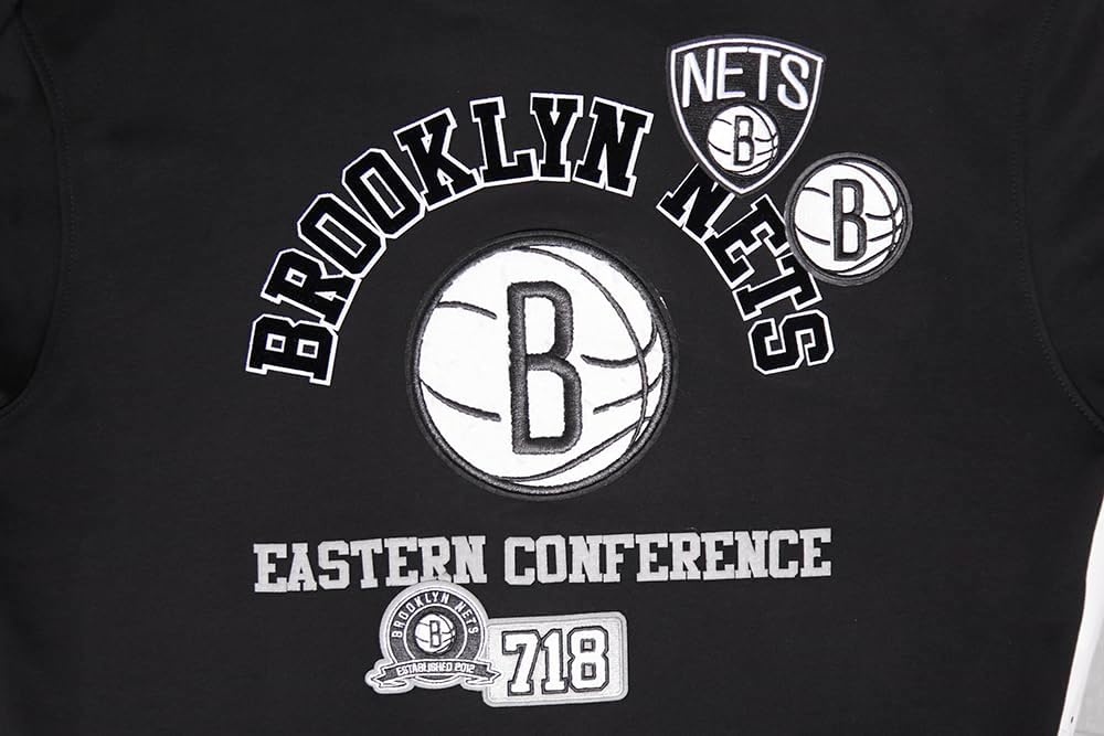 image:imagePro Standard Mens NBA Classic Chenille Cotton Double Knit Pull Over HoodieBlackGray