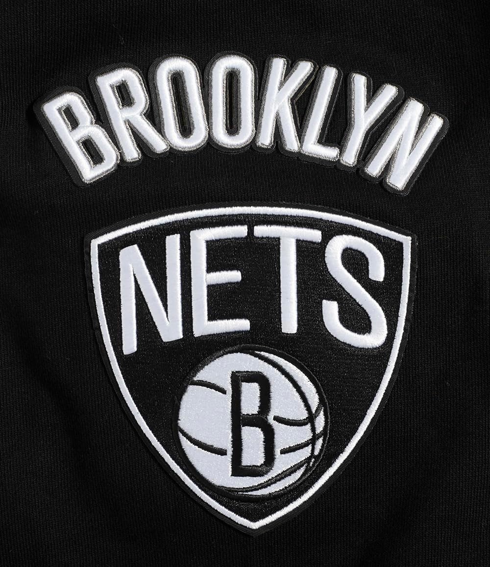 image:imagePro Standard Mens NBA Classic Chenille Cotton Double Knit Pull Over HoodieHeather GrayBlack