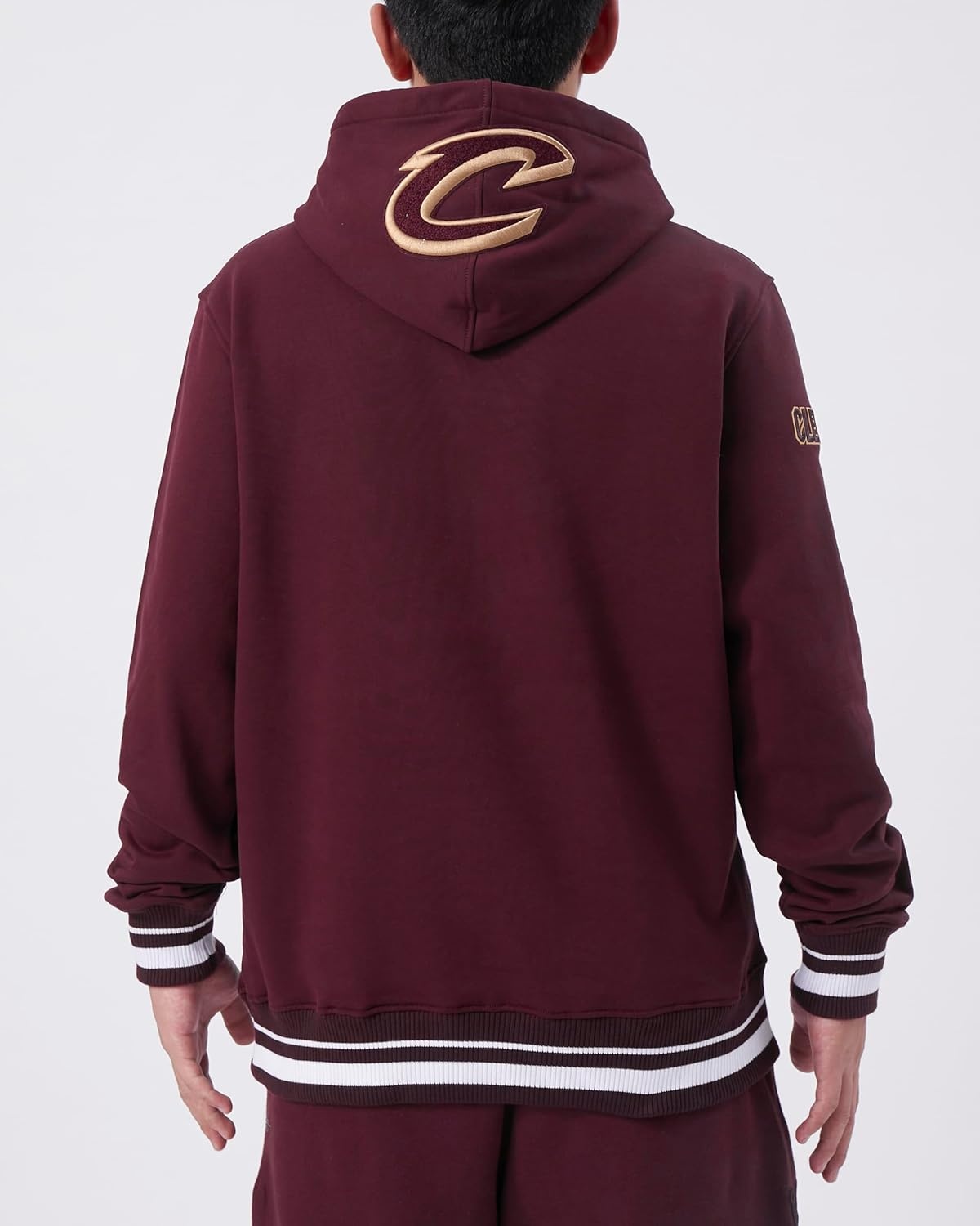 image:imagePro Standard Mens NBA Classic Chenille Cotton Double Knit Pull Over HoodieWine