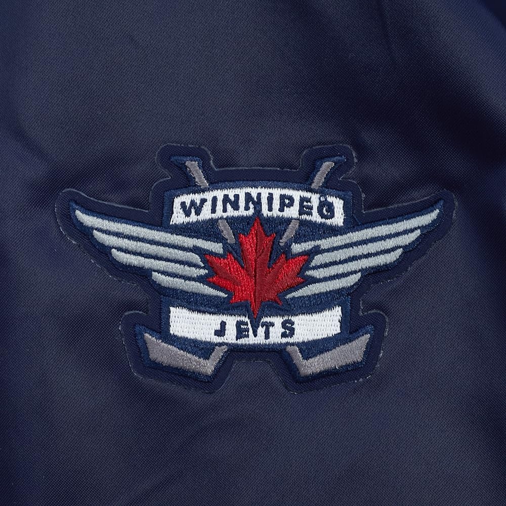 image:imagePro Standard Womens NHL Classic Chenille Satin Satin JacketMidnight Navy