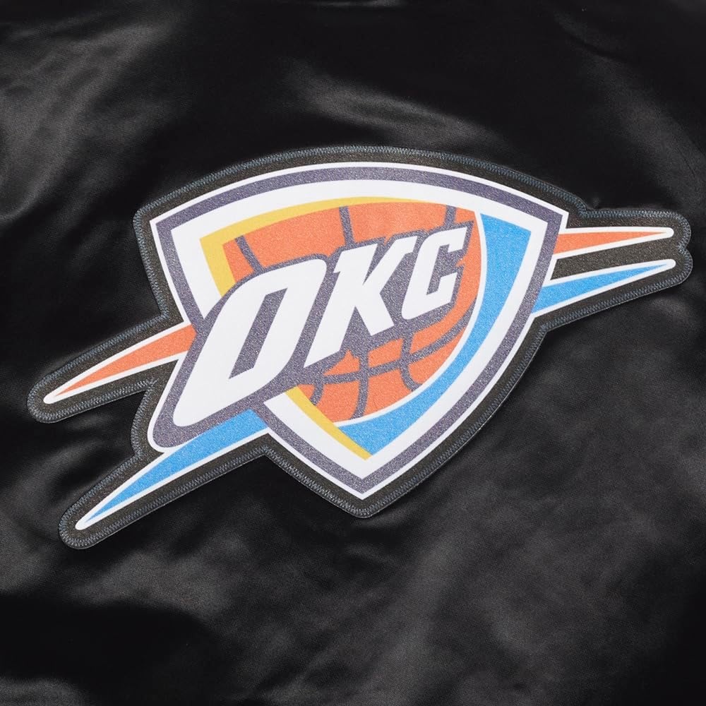 image:imagePro Standard womens Pro Standard Womens Nba Classic Chenille Satin JacketBlack
