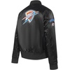Pro Standard womens Pro Standard Womens Nba Classic Chenille Satin Jacket(Black)