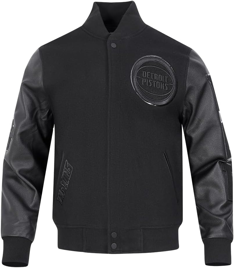 image:imagePro Standard Mens NBA Classic Varsity JacketTriple Black
