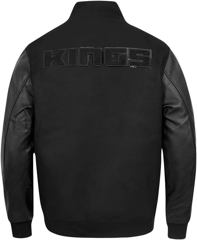 image:imagePro Standard Mens NBA Classic Varsity JacketTriple Black