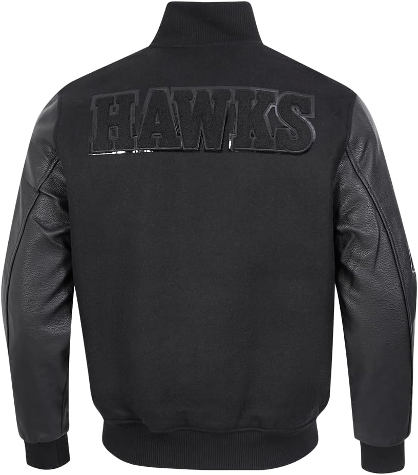 image:imagePro Standard Mens NBA Classic Varsity JacketTriple Black