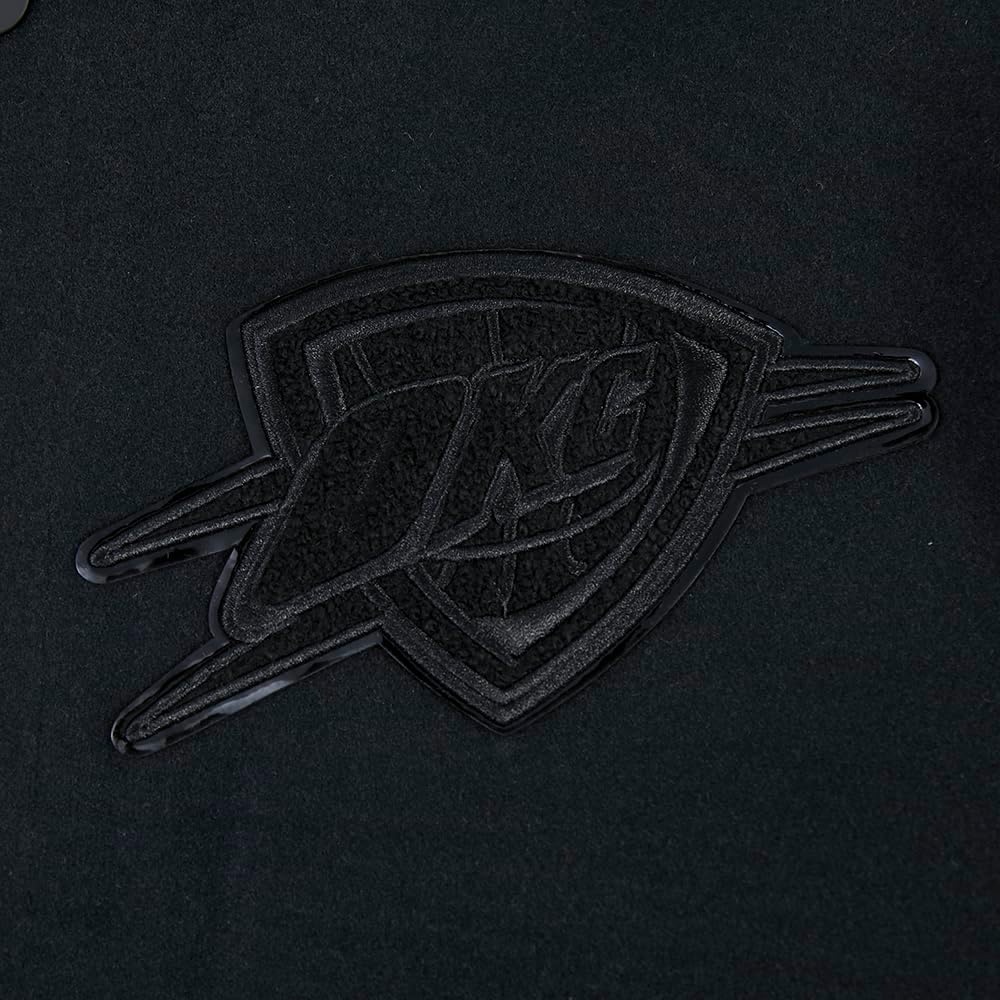 image:imagePro Standard Mens NBA Classic Varsity JacketTriple Black