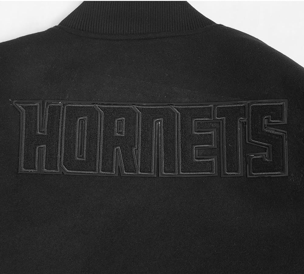 image:imagePro Standard Mens NBA Classic Varsity JacketTriple Black