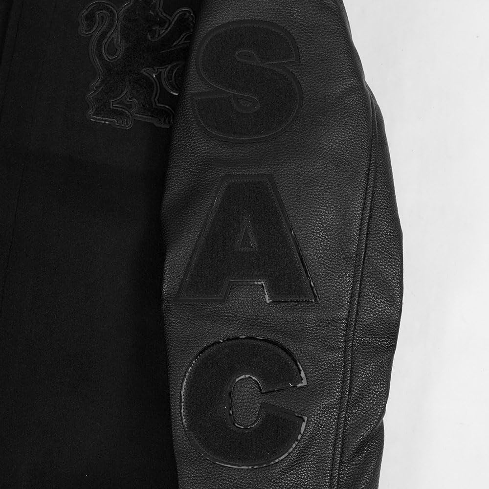 image:imagePro Standard Mens NBA Classic Varsity JacketTriple Black