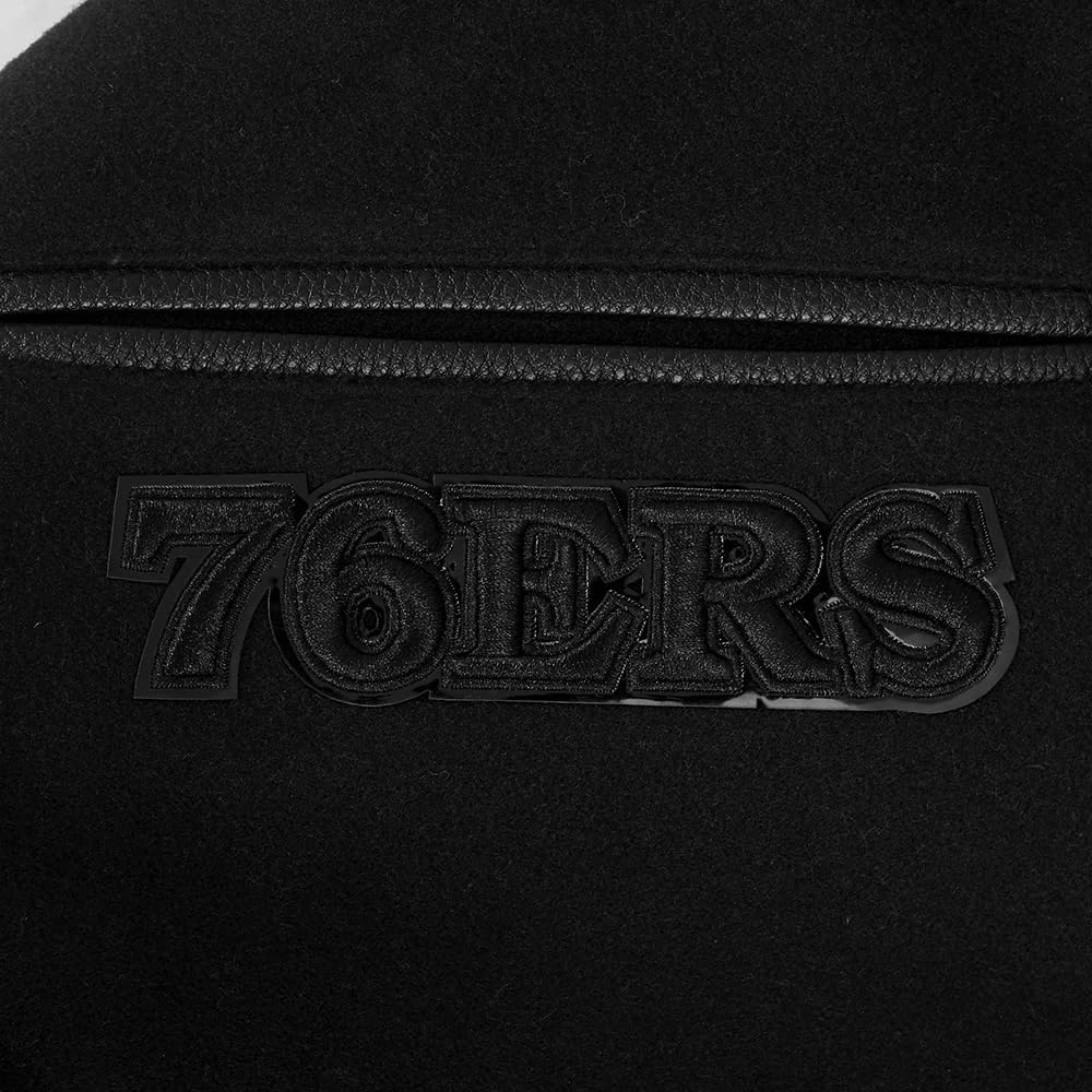 image:imagePro Standard Mens NBA Classic Varsity JacketTriple Black