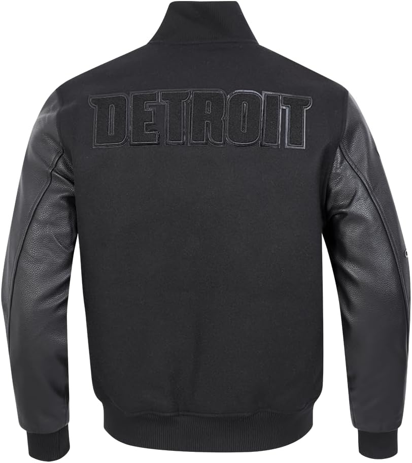 image:imagePro Standard Mens NBA Classic Varsity JacketTriple Black