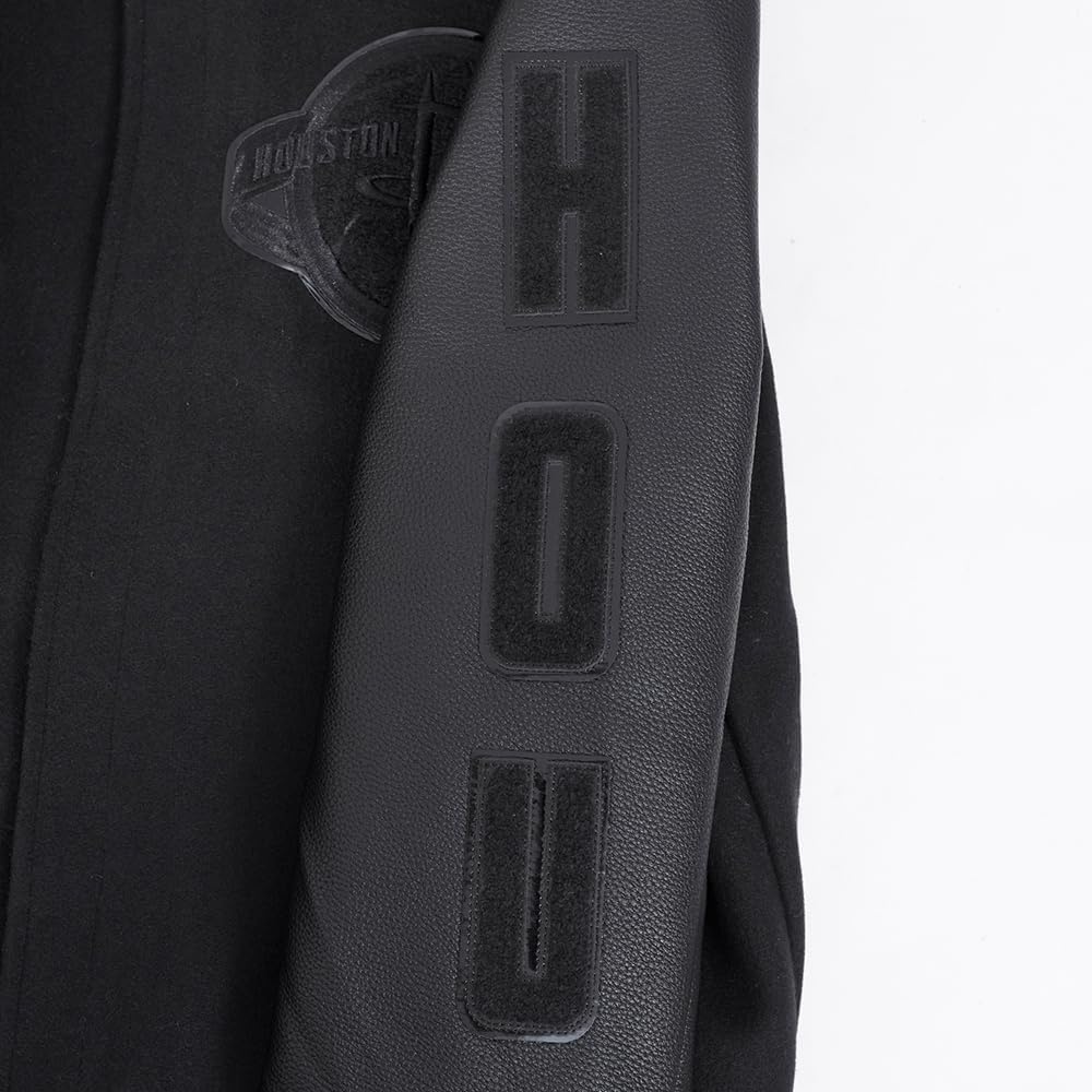 image:imagePro Standard Mens NBA Classic Varsity JacketTriple Black