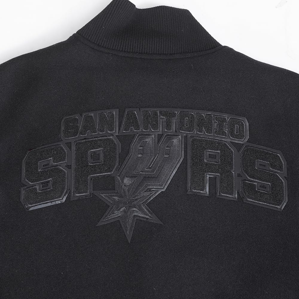image:imagePro Standard Mens NBA Classic Varsity JacketTriple Black